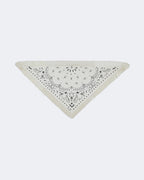 Kujten Sohare Bandana Cashmere Shawl - White