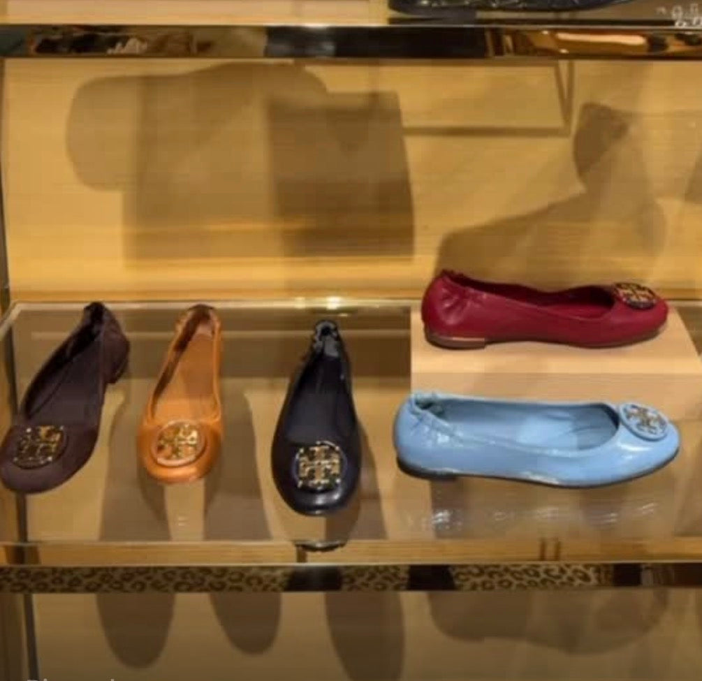 Tory Burch Multi Logo Ballet Flats