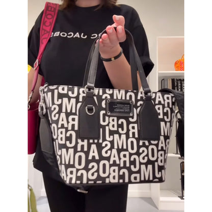 Bolso tote pequeño con marca registrada de Marc Jacobs