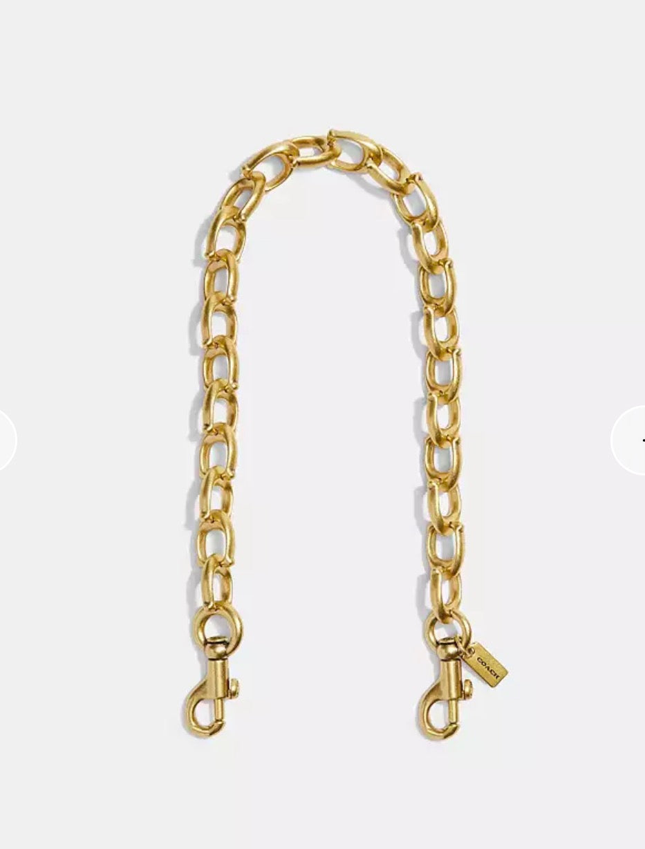 Coach Signature Chain Link Strap