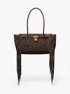 Michael Kors Hamilton Maderne Suede Satchel