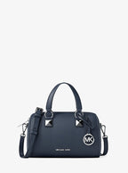 Grayson Small Pebbled Leather Duffel Crossbody Bag