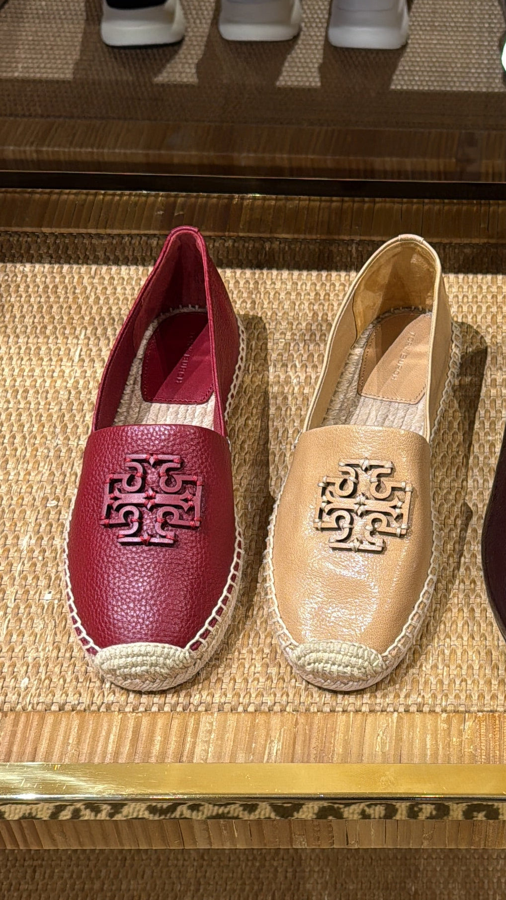 Tory Burch Leather Espadrilles