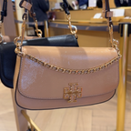 Tory Burch Brıtten Convertible Shoulder Bag (With double strap)