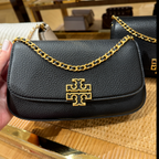 Tory Burch Brıtten Convertible Shoulder Bag (With double strap)