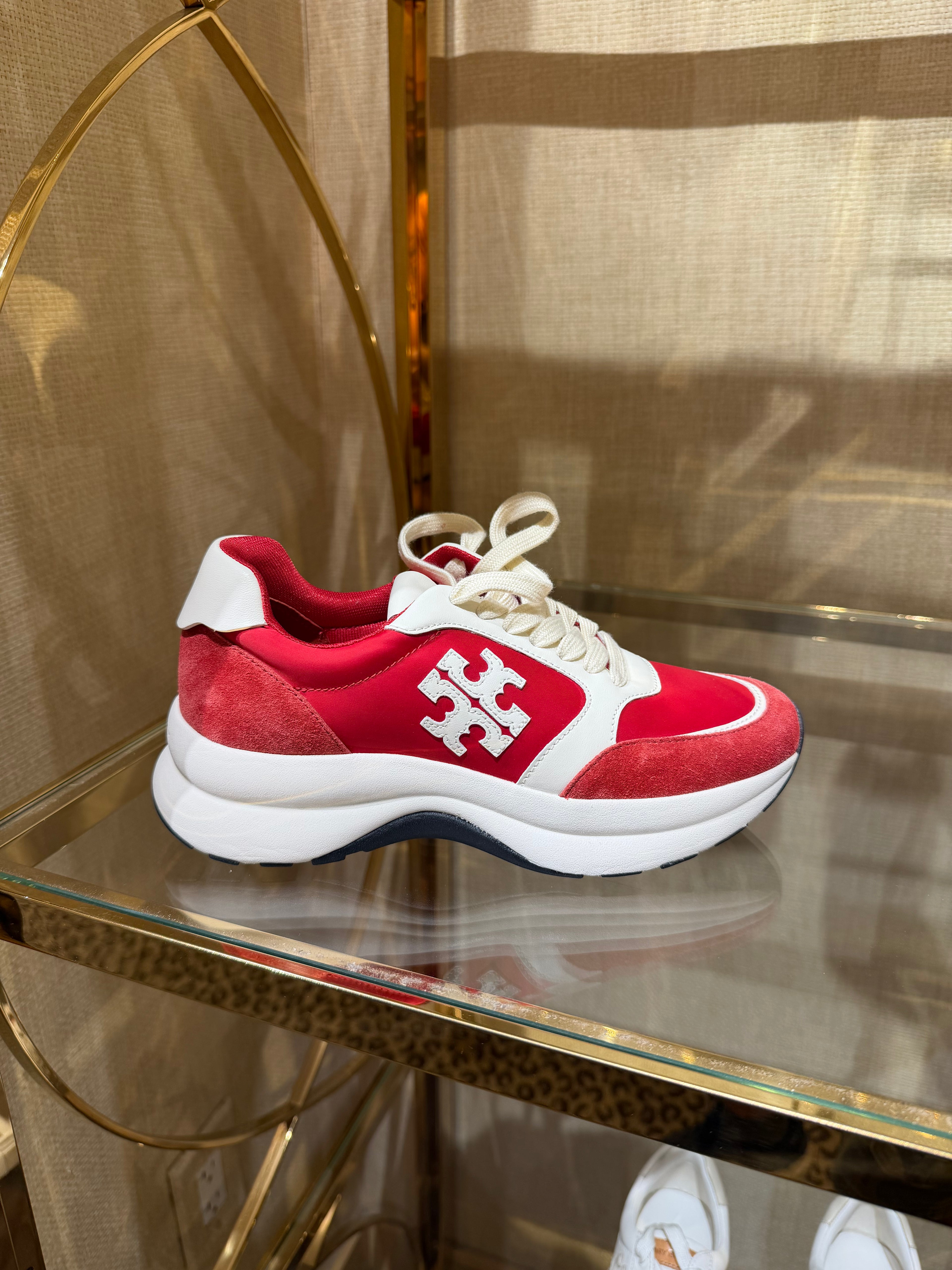 Tory Burch Kick Trainer Sneakers in Red