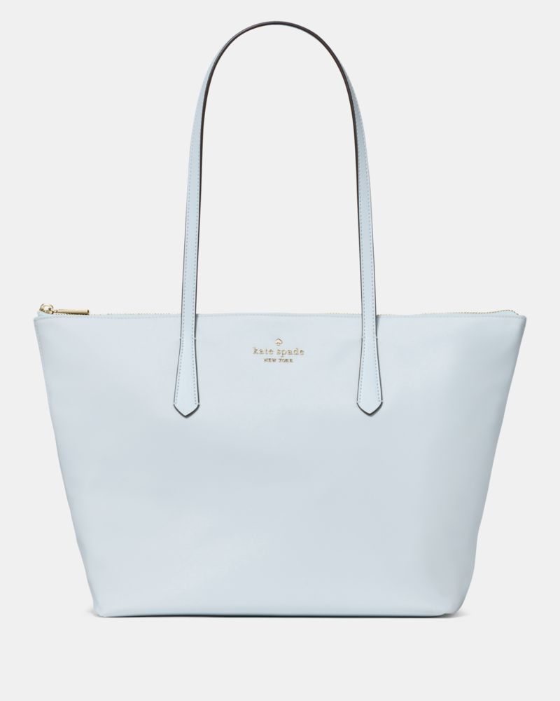 Kate Spade Kitt Ksnyl Tote Bag Pale Hydrangea
