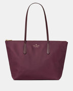 Kate Spade Kitt Ksnyl Tote Bag Deep Cherry