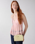 Kate Spade Carey Chain Camera Bag Lemon Fondant detail