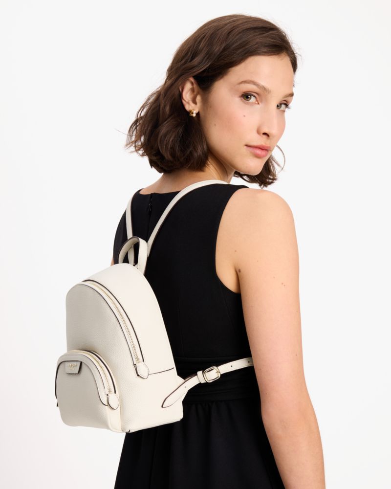 Kate Spade Hudson Small Backpack Parchment side view
