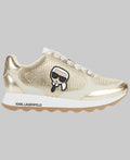 Karl Lagerfeld Meade Metallic Mesh Trainer Sneaker