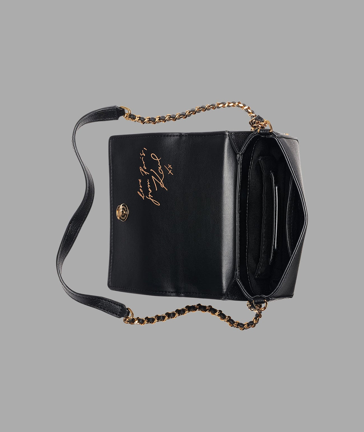 Karl Lagerfeld Ikon Leather Constellation Book Crossbody