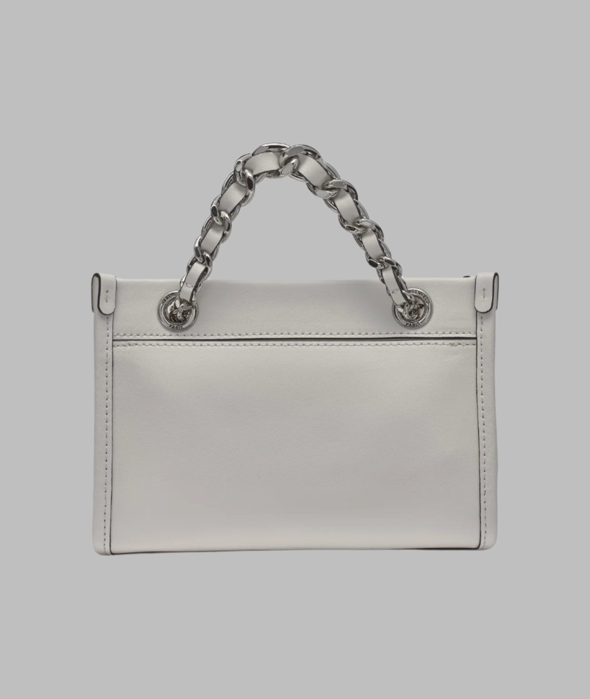 Karl Lagerfeld Savoie Small Leather Crossbody White
