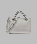 Karl Lagerfeld Savoie Small Leather Crossbody White
