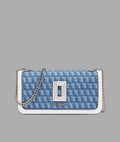 Karl Lagerfeld Kosette Denim Jacquard Shoulder Bag