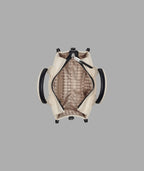 Karl Lagerfeld Kristina Canvas Karl et Choupette Logo Crossbody Natural