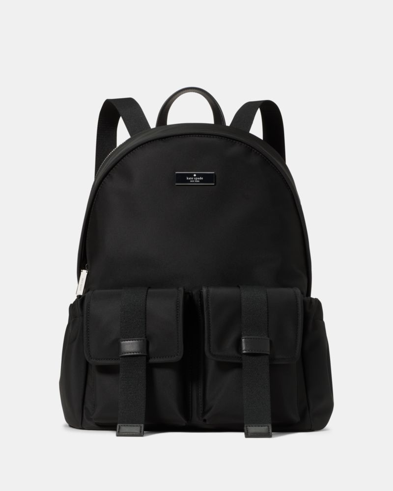 Kate Spade Carter Nylon Cargo Large Backpack - Black