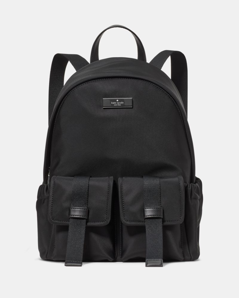 Kate Spade Carter Nylon Cargo Backpack - Black