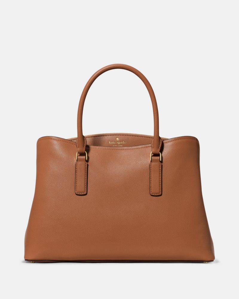 Kate Spade Thompson Street Satchel Bag - Classic Warm Gingerbread