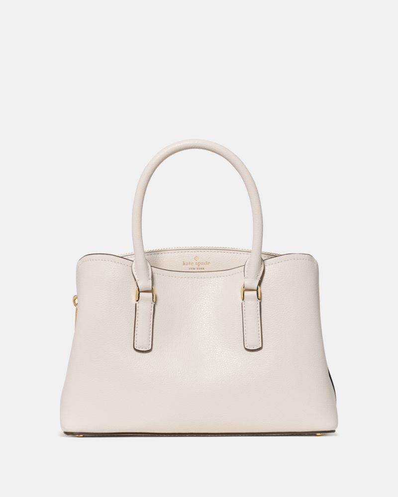 Kate Spade Thompson Street Small Satchel Bag - Classic Cashew Milk