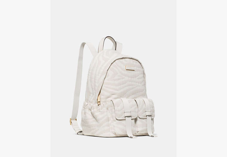 Kate Spade Carter Zebra Cargo Backpack back view