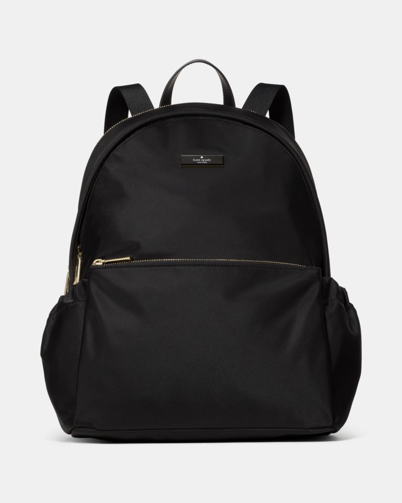 Kate Spade Carter Nylon Large Dome Backpack - Black