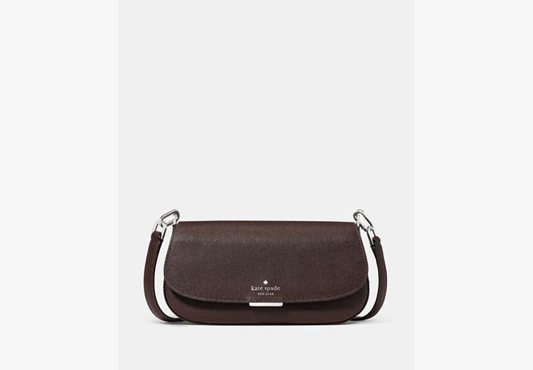 Kate Spade Quinn Mini Crossbody Bag Hot Fudge