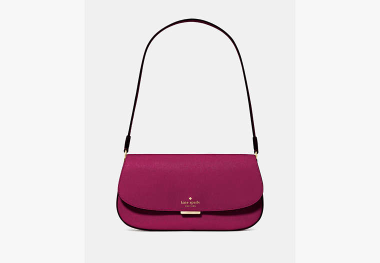 Kate Spade Quinn Shoulder Bag Dark Raspberry