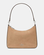 Margot Medium Shoulder Bag Suede - Enchanted Green