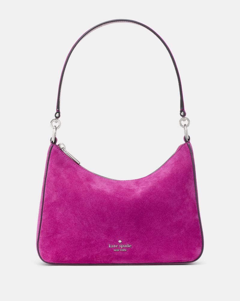 Margot Medium Shoulder Bag Suede - Beet