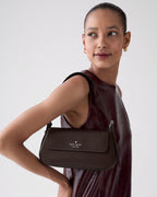 Kate Spade Gwen Shoulder Bag Hot Fudge detail