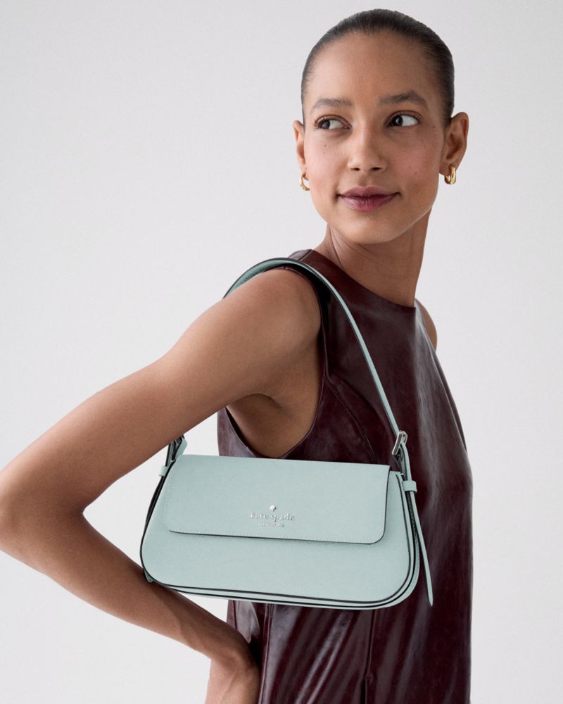 Kate Spade Gwen Shoulder Bag Lake Mist detail