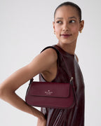 Kate Spade Gwen Shoulder Bag Grenache detail