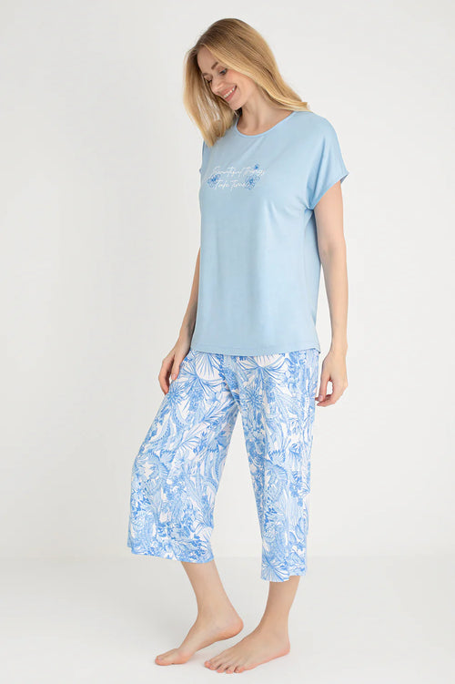 Catherine's Soft Texture Capri Set