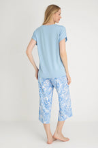 Catherine's Soft Texture Capri Set