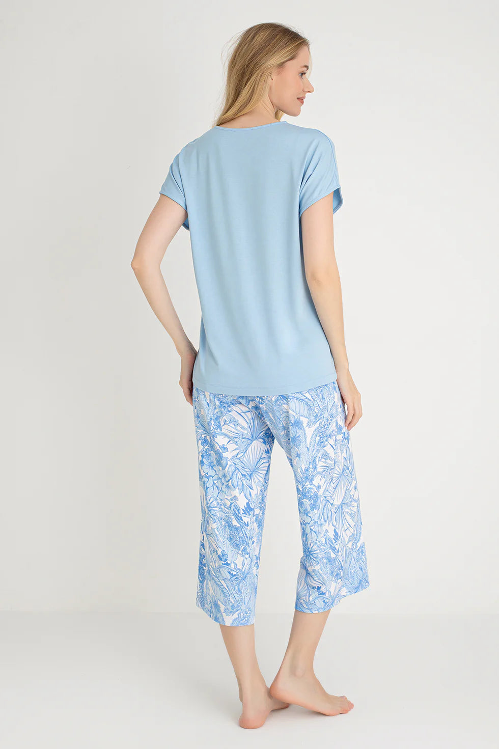 Catherine's Soft Texture Capri Set