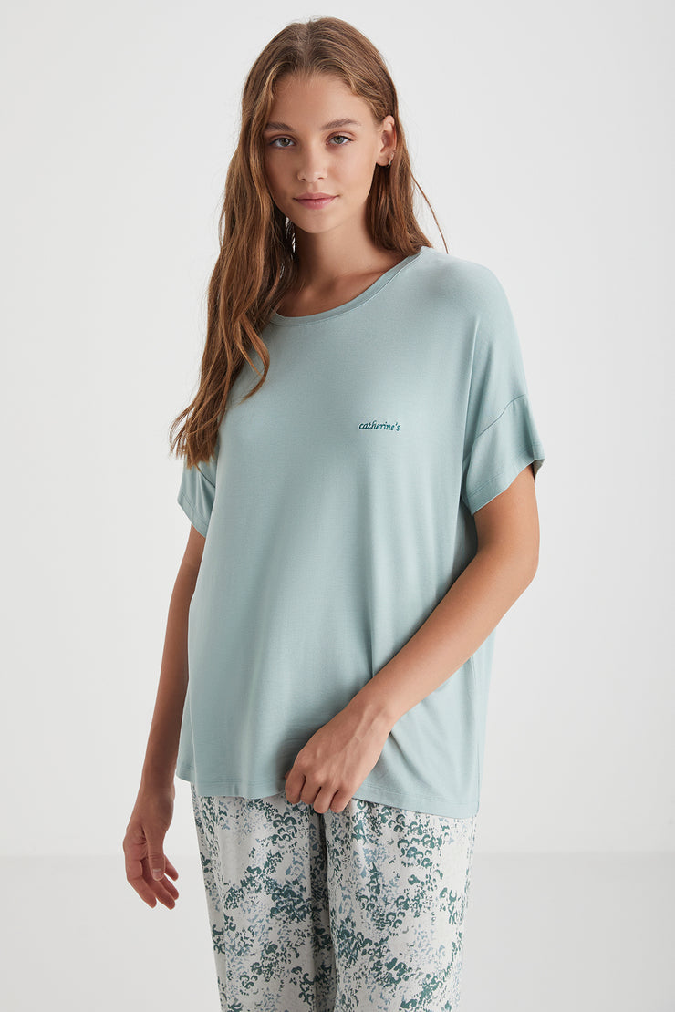 Catherine's Soft Texture Capri Set