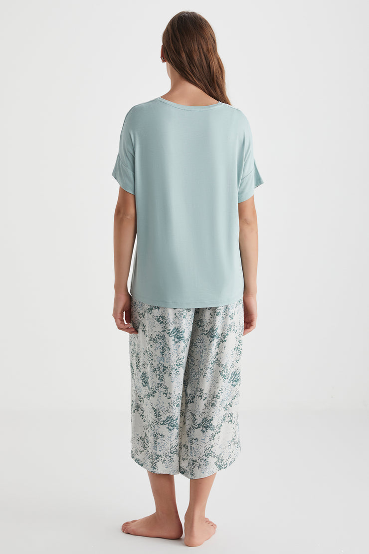 Catherine's Soft Texture Capri Set