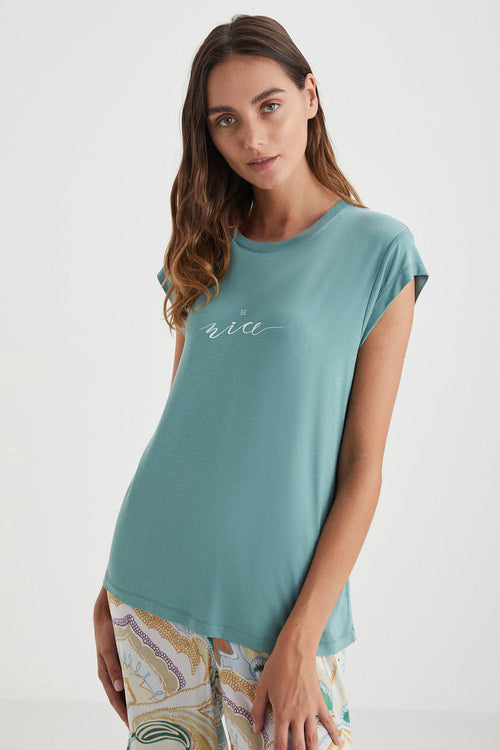 Catherine's Soft Texture Capri Set