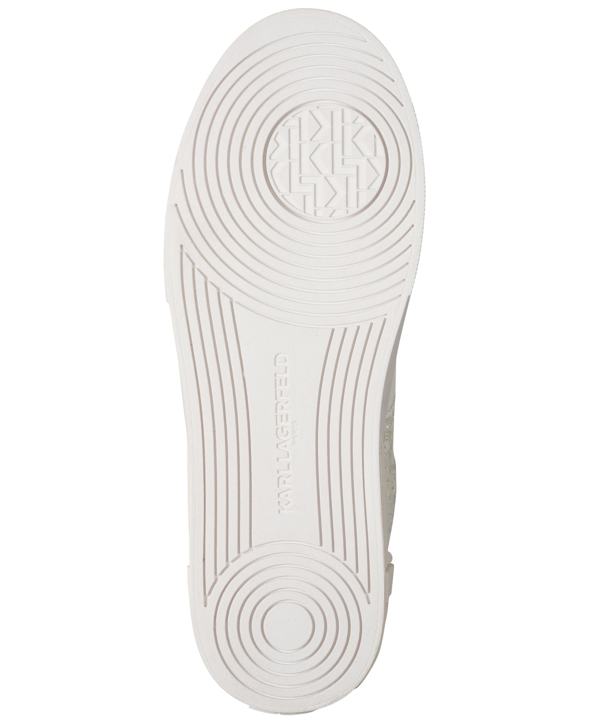 Karl Lagerfeld Mablyn Logo Lace-Up Sneaker Cream