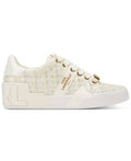 Karl Lagerfeld Mablyn Logo Lace-Up Sneaker Cream