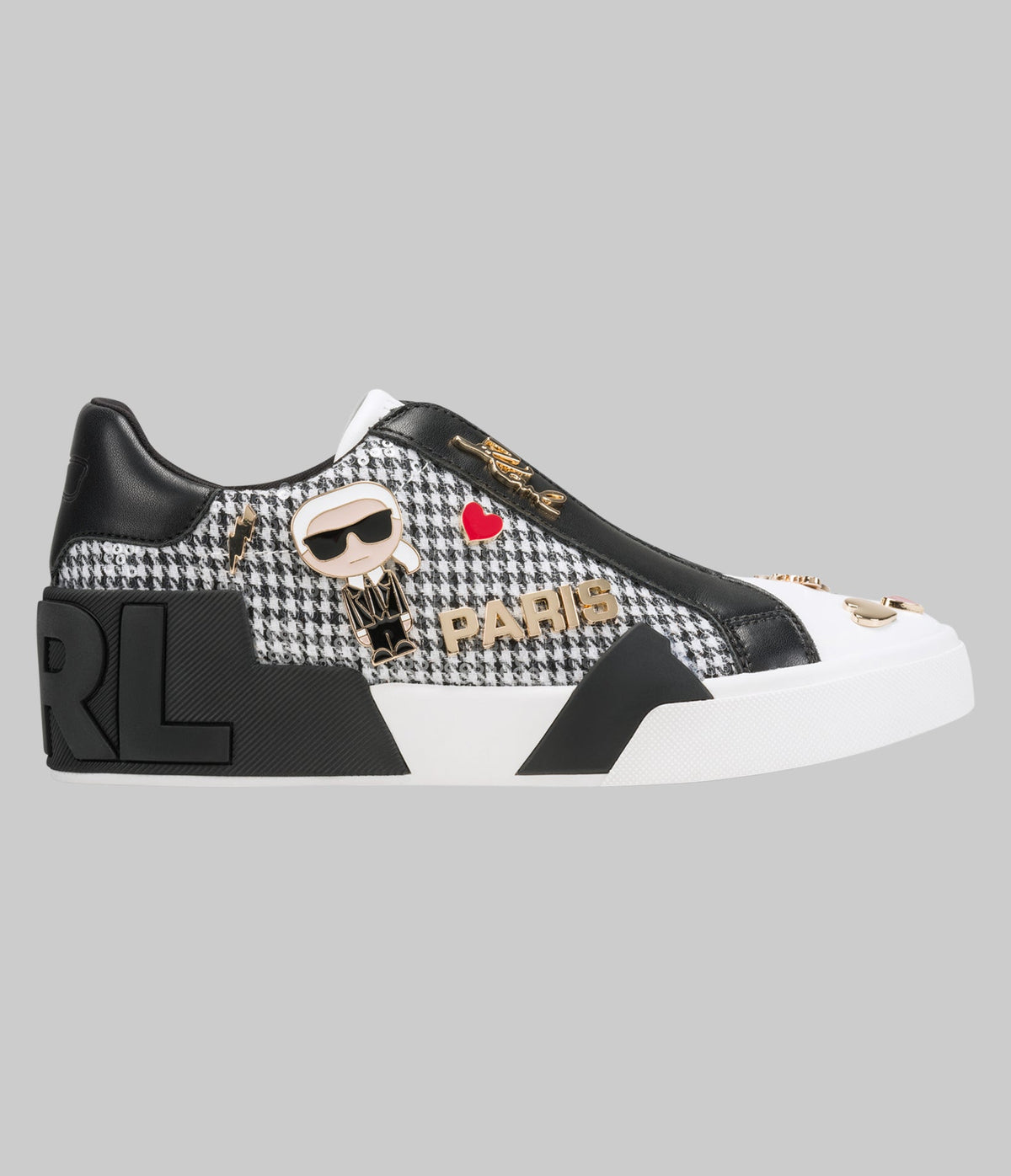 Karl Lagerfeld Mavise Sequin Slip On Sneaker