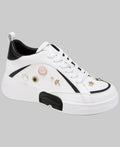 Karl Lagerfeld Mineola Emoji Pin Wedge Sneaker