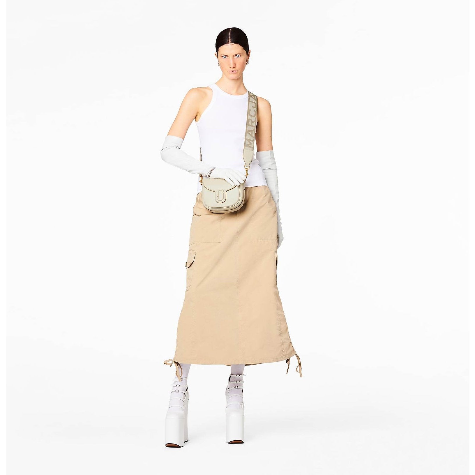 MARC JACOBS EL BOLSO DE SILLA DE MONTAR PEQUEÑO J MARC 