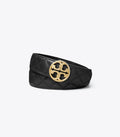 1.5" Willa Quilted Belt - Black
