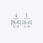 Tory Burch Britten Small Logo Drop Earrings