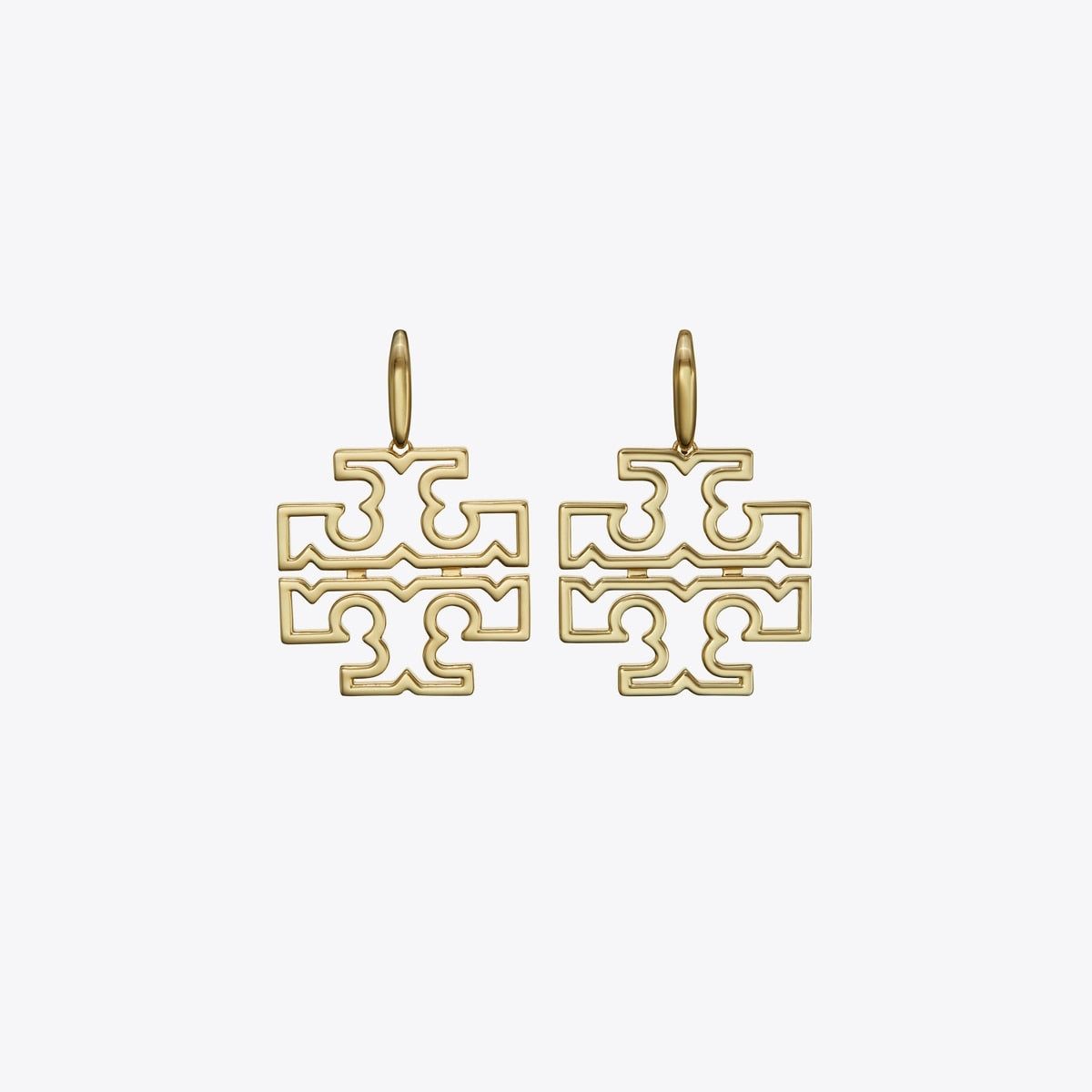 Tory Burch Britten Small Logo Drop Earrings