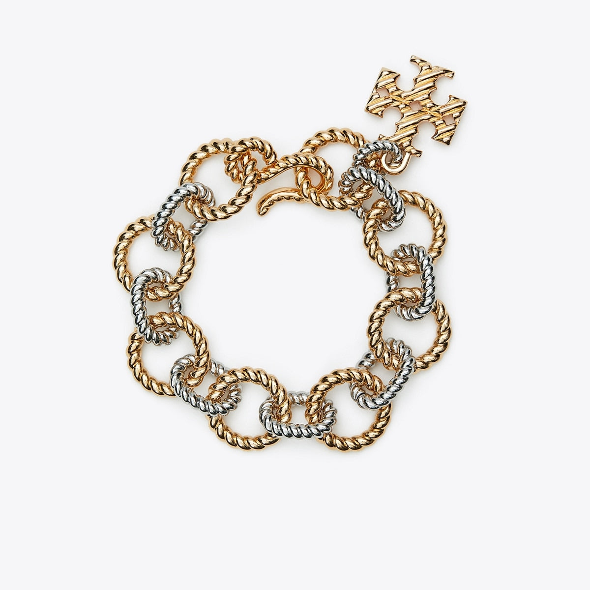 Tory Burch Textured Rope Chain Bracelet