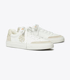 Tory Burch Color Block Sneaker - Snow White / Calcare / Rice Paper
