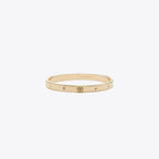 Tory Burch Pavé Logo Hinge Bangle - Gold
